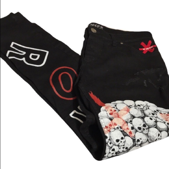 X WAY Men’s Pirate Jeans ..Size:34 - Picture 2 of 11